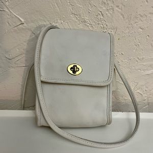 COACH vintage 90s Scooter Bag 9893 White